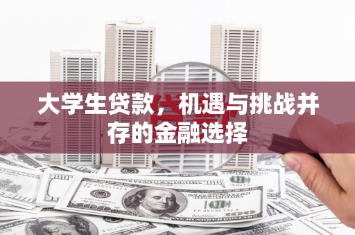 民雄大学生贷款，机遇与挑战并存的金融选择