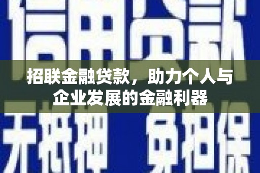 民雄招联金融贷款，助力个人与企业发展的金融利器