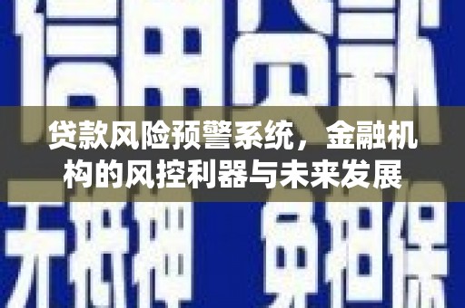 民雄贷款风险预警系统，金融机构的风控利器与未来发展