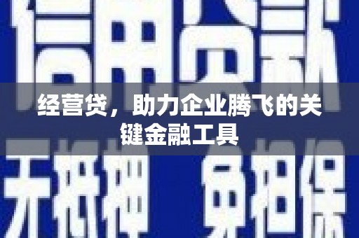 民雄经营贷，助力企业腾飞的关键金融工具
