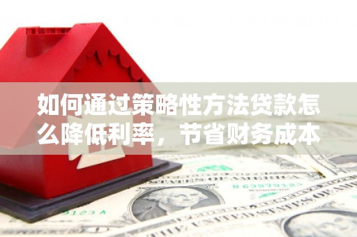 民雄如何通过策略性方法贷款怎么降低利率，节省财务成本