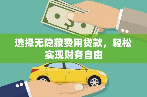 民雄选择无隐藏费用贷款，轻松实现财务自由