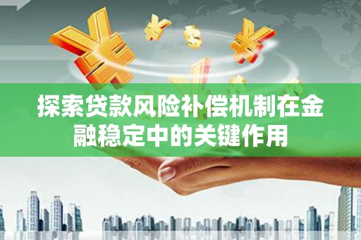 民雄探索贷款风险补偿机制在金融稳定中的关键作用