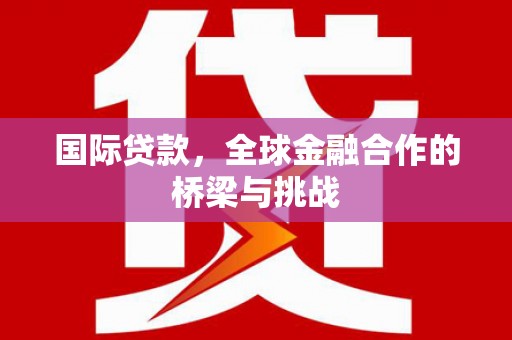 民雄国际贷款，全球金融合作的桥梁与挑战