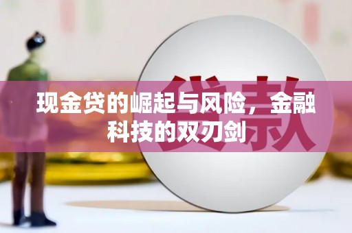 民雄现金贷的崛起与风险，金融科技的双刃剑