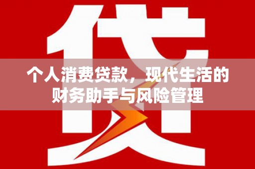 民雄个人消费贷款，现代生活的财务助手与风险管理