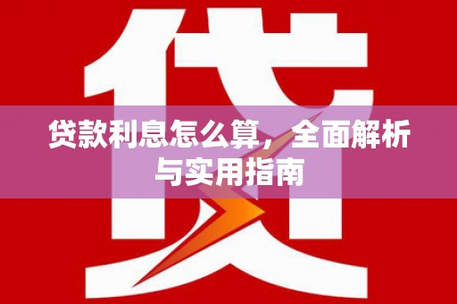 民雄贷款利息怎么算，全面解析与实用指南