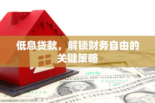 民雄低息贷款，解锁财务自由的关键策略