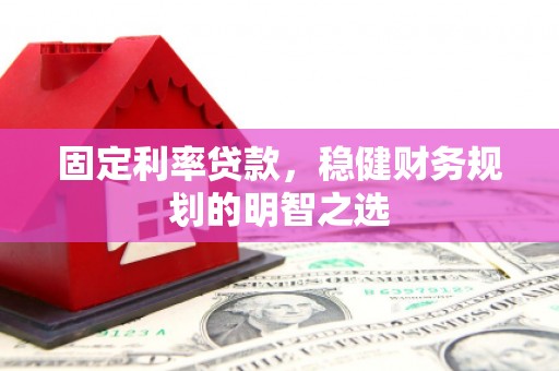 民雄固定利率贷款，稳健财务规划的明智之选