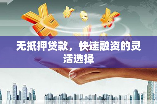 民雄无抵押贷款，快速融资的灵活选择