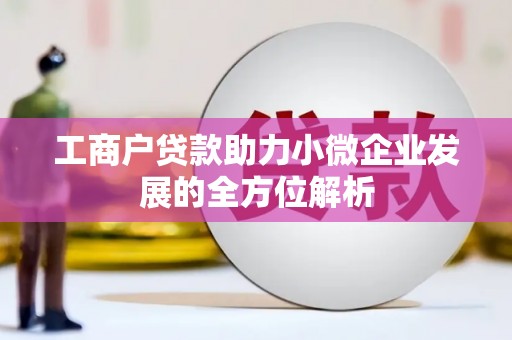 民雄工商户贷款助力小微企业发展的全方位解析