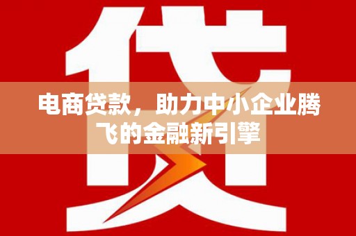 民雄电商贷款，助力中小企业腾飞的金融新引擎