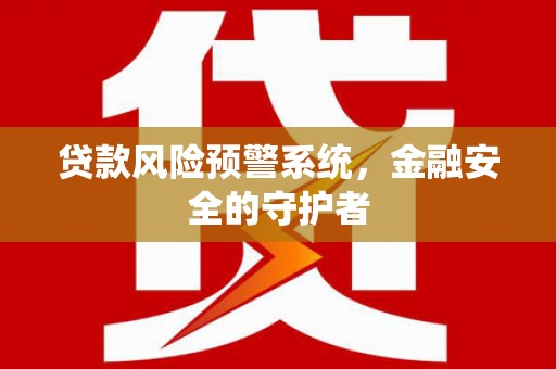 民雄贷款风险预警系统，金融安全的守护者