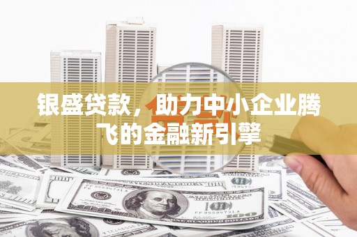 民雄银盛贷款，助力中小企业腾飞的金融新引擎
