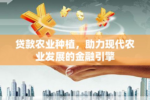 民雄贷款农业种植，助力现代农业发展的金融引擎