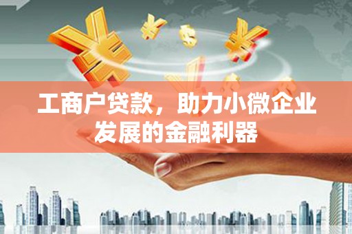 民雄工商户贷款，助力小微企业发展的金融利器