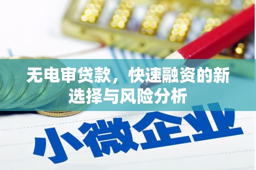 民雄无电审贷款，快速融资的新选择与风险分析