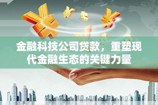 民雄金融科技公司贷款，重塑现代金融生态的关键力量