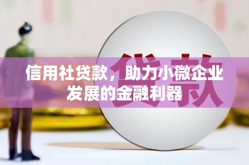 民雄信用社贷款，助力小微企业发展的金融利器