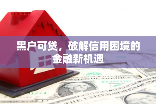 民雄黑户可贷，破解信用困境的金融新机遇
