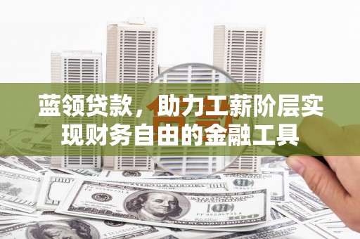 民雄蓝领贷款，助力工薪阶层实现财务自由的金融工具