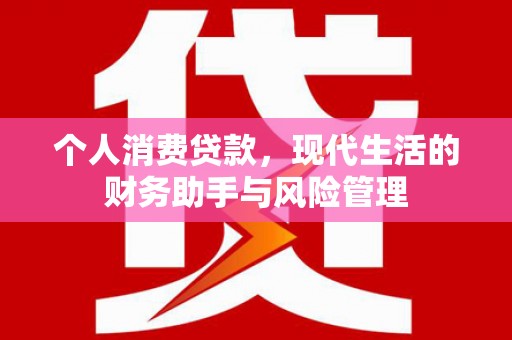 民雄个人消费贷款，现代生活的财务助手与风险管理