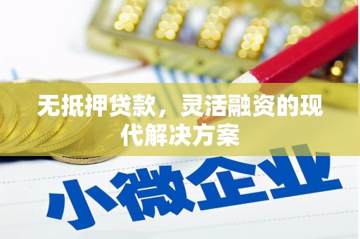 民雄无抵押贷款，灵活融资的现代解决方案