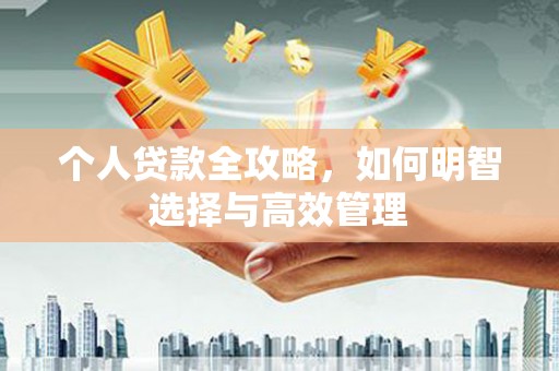 民雄个人贷款全攻略，如何明智选择与高效管理