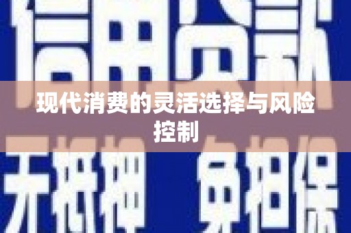 民雄现代消费的灵活选择与风险控制