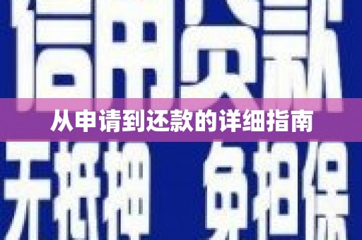 民雄从申请到还款的详细指南