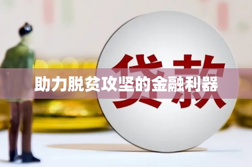 民雄助力脱贫攻坚的金融利器