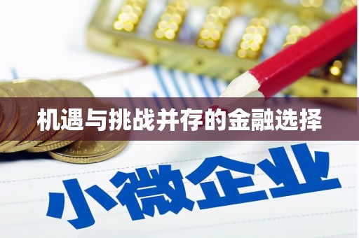 民雄机遇与挑战并存的金融选择
