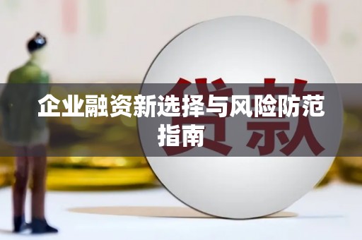 民雄企业融资新选择与风险防范指南