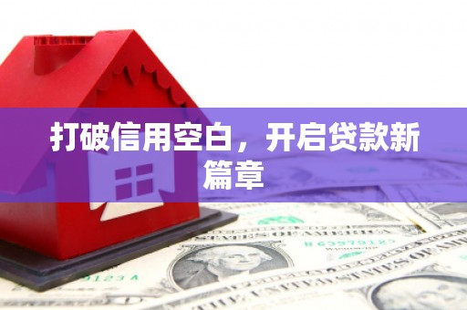 民雄打破信用空白，开启贷款新篇章