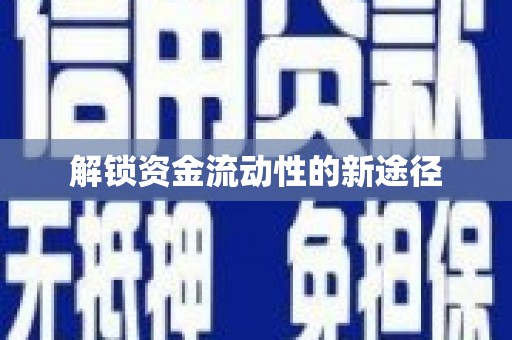 民雄解锁资金流动性的新途径